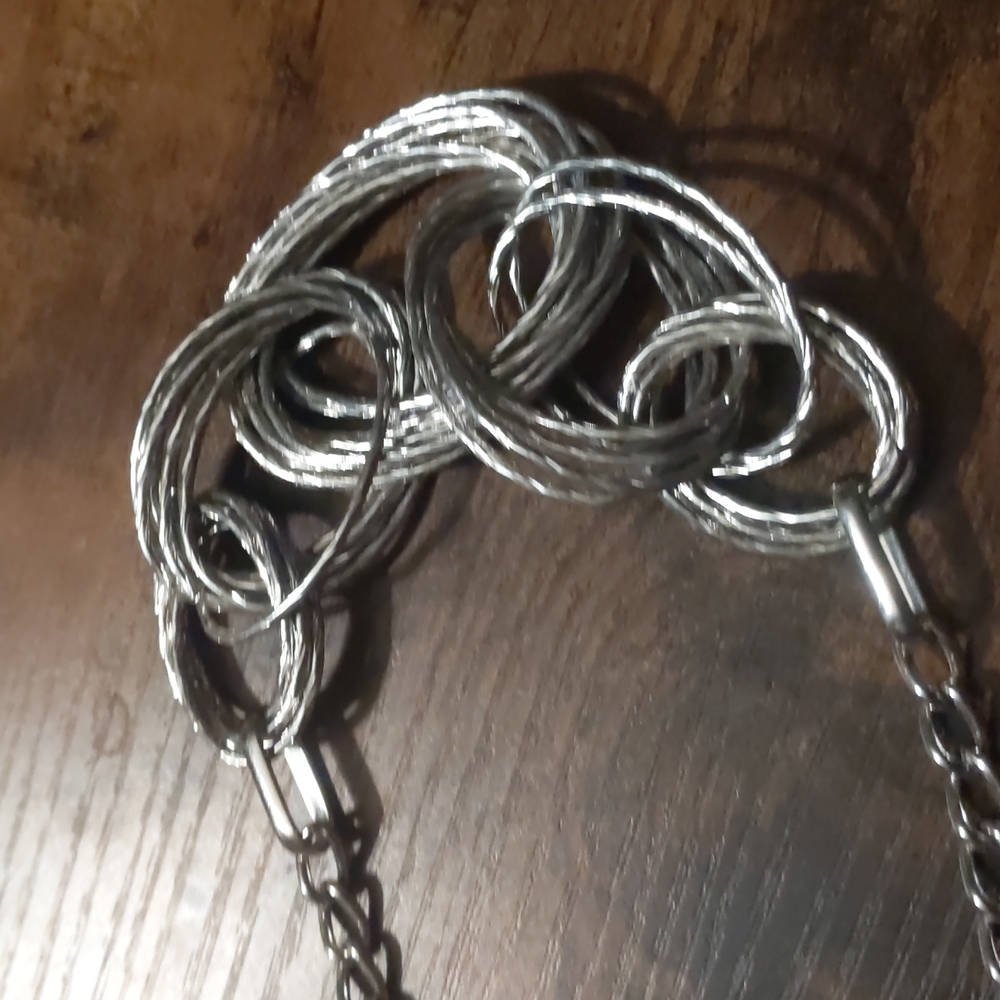 Multi Ring Statement Necklace